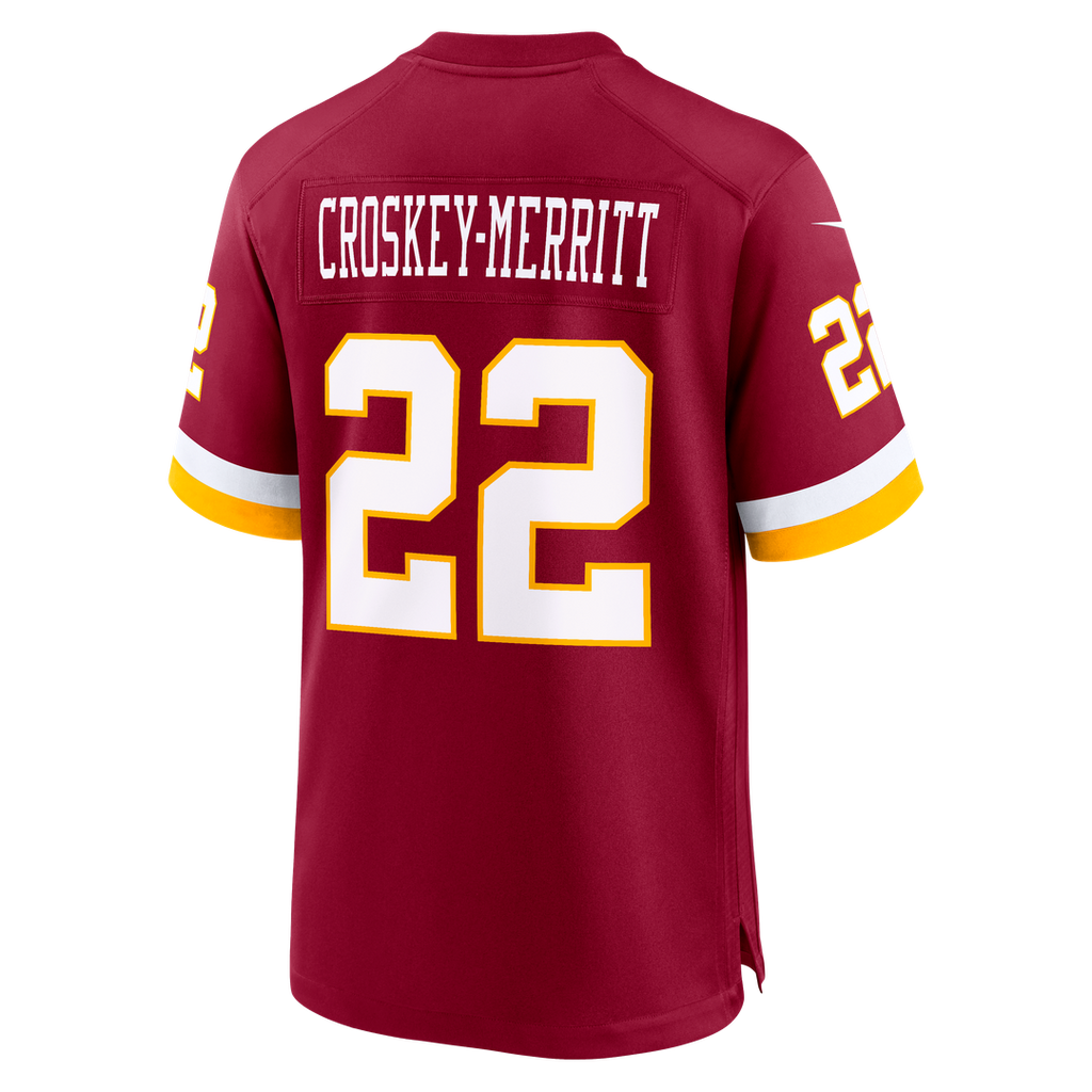 Jacory Croskey-Merritt Washington Commanders Nike Game Super Bowl Era Jersey - White