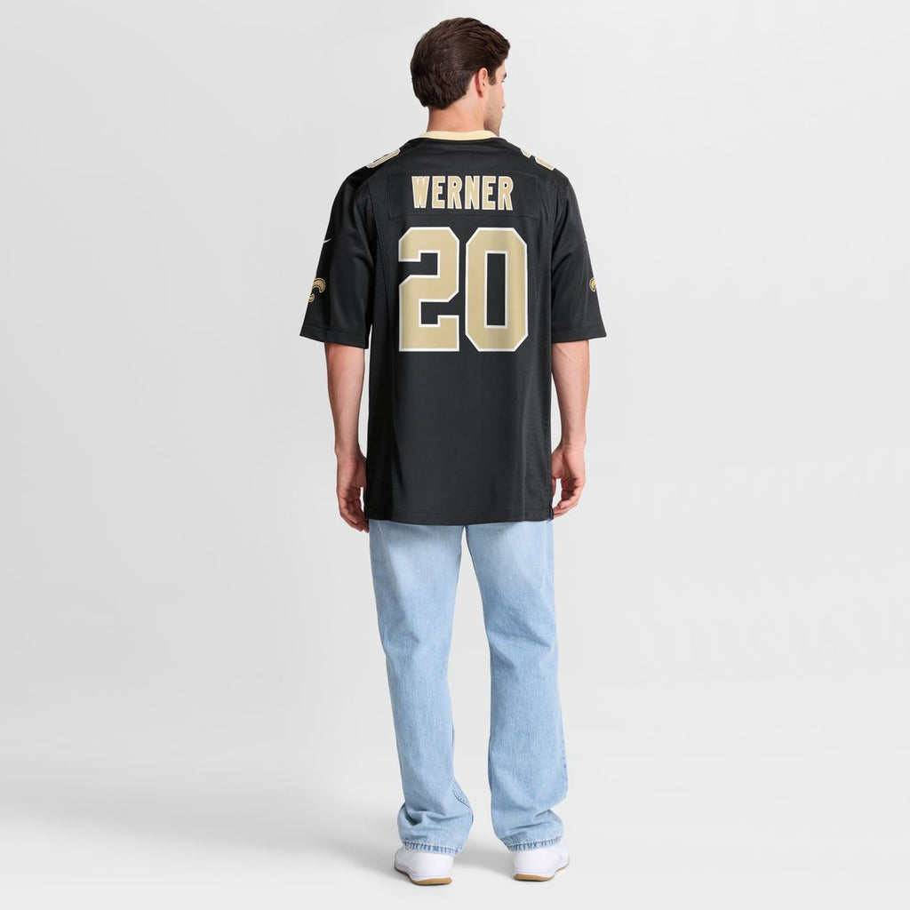Pete Werner New Orleans Saints Nike Game Jersey - Black