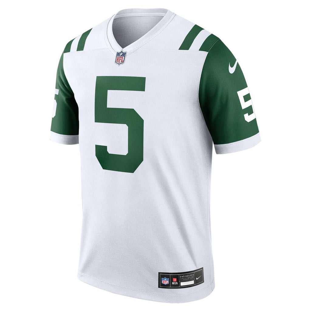 Garrett Wilson New York Jets Nike Legend Player Performance Top - White