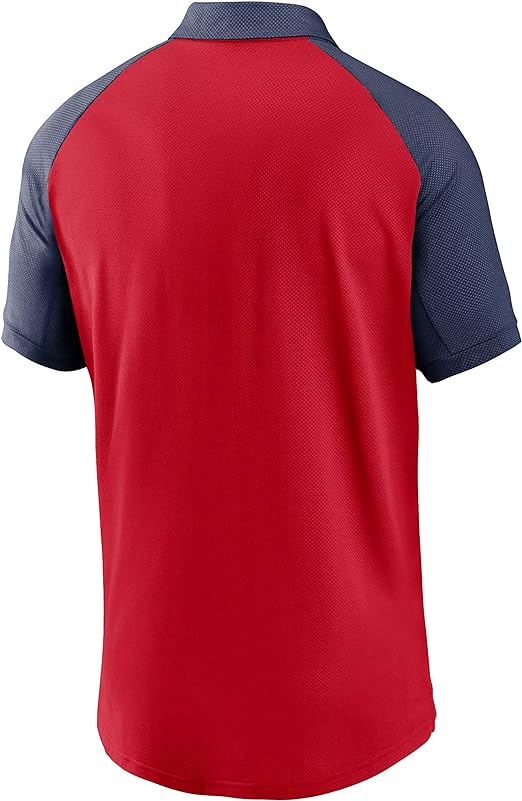 Nike Men s Boston Red Sox Red Dri-FIT Legacy Raglan Polo Official Sports Fan Gear Official NFL Fan Gear Popular Style