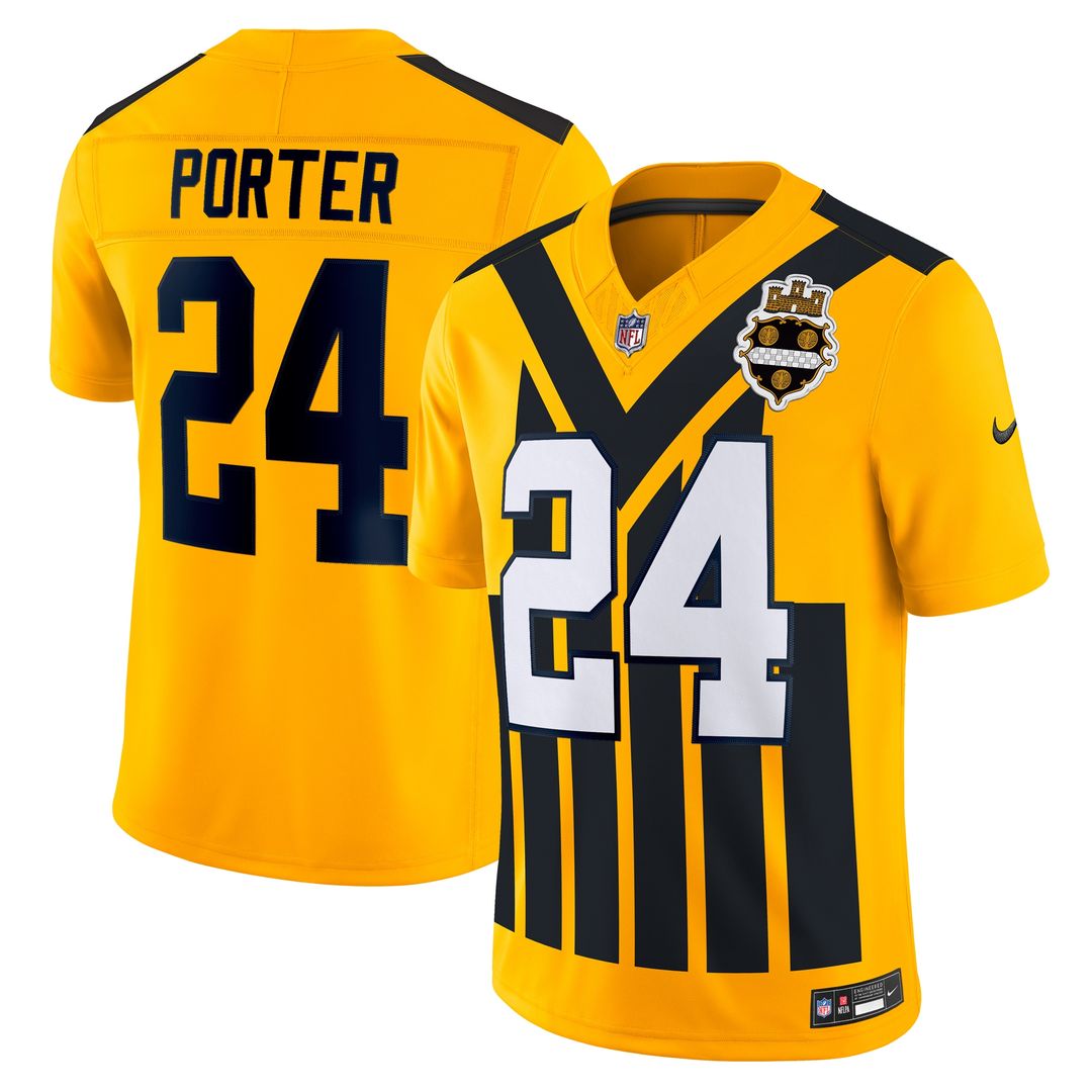 Joey Porter Jr. Pittsburgh Steelers Nike  Vapor F.U.S.E. Limited Jersey - White