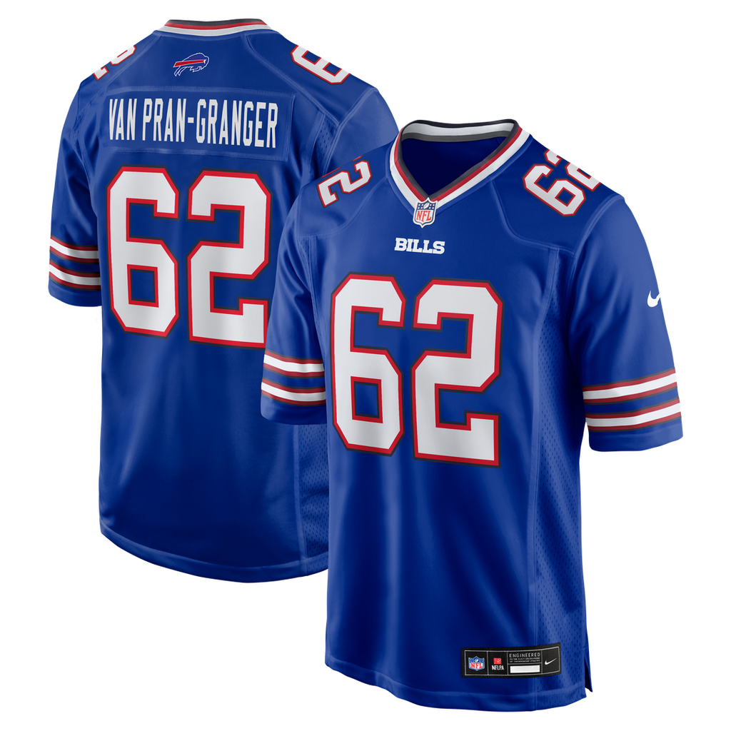 Sedrick Van Pran-Granger Buffalo Bills Nike Game Jersey -  Royal