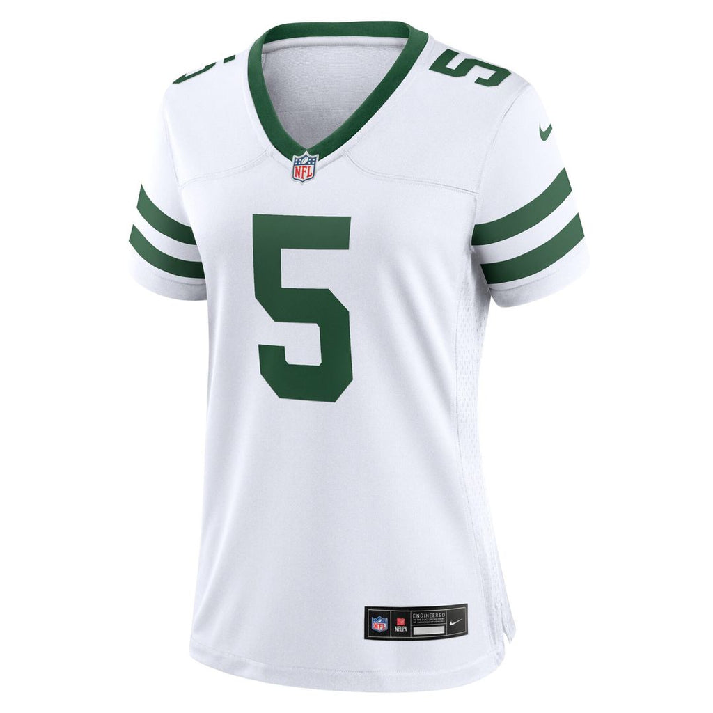 Garrett Wilson New York Jets Nike Women's Game Jersey - Legacy White