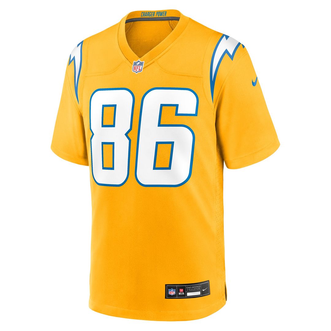 Oronde Gadsden Los Angeles Chargers Nike Team Game Jersey -  Powder Blue