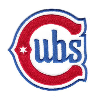 Chicago Cubs 2nd Alternate Logo Patch Official Team Jersey Sports Fan Apparel Official NFL Team Jersey Football Fan Apparel