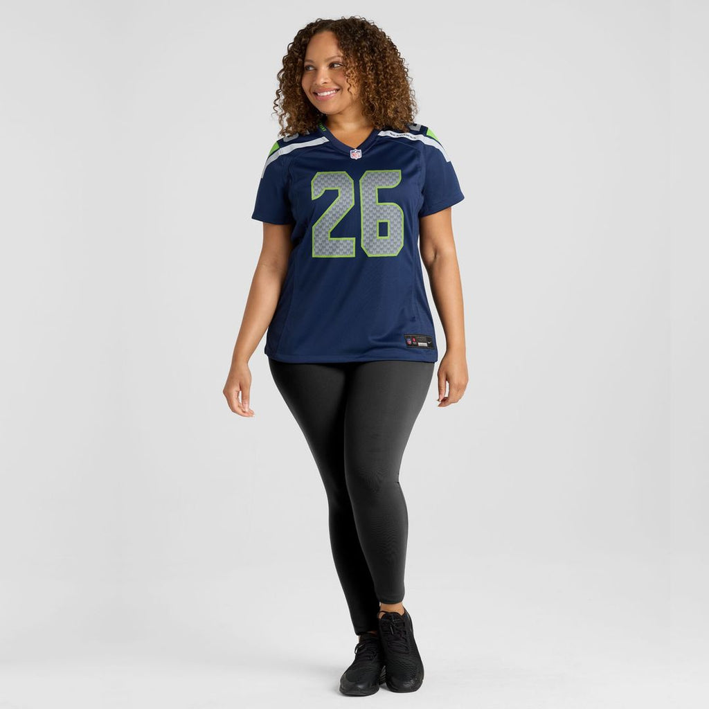 Zach Charbonnet Seattle Seahawks Nike Women's Team Game Jersey -  College Navy