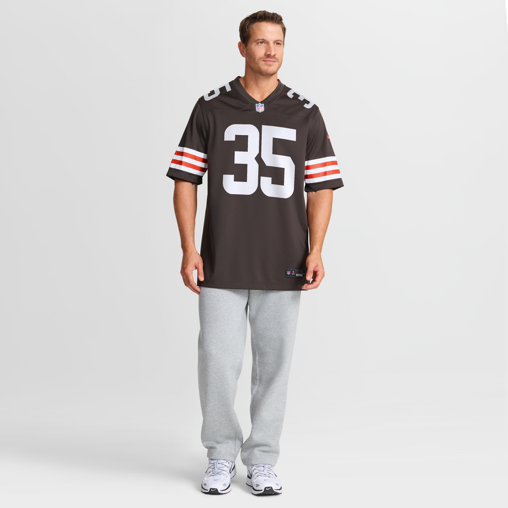 Raheim Sanders Cleveland Browns Nike Team Game Jersey -  Brown