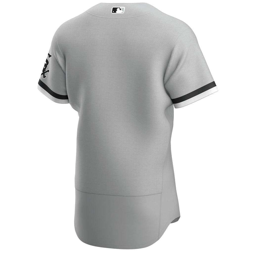 Men s Chicago White Sox Nike Gray Road Authentic Official Team Jersey Sports Fan Apparel Official NFL Team Jersey Football Fan Apparel