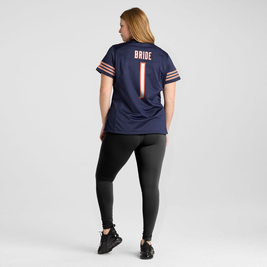 Number 1 Bride Chicago Bears Nike Women's Game Jersey - Navy