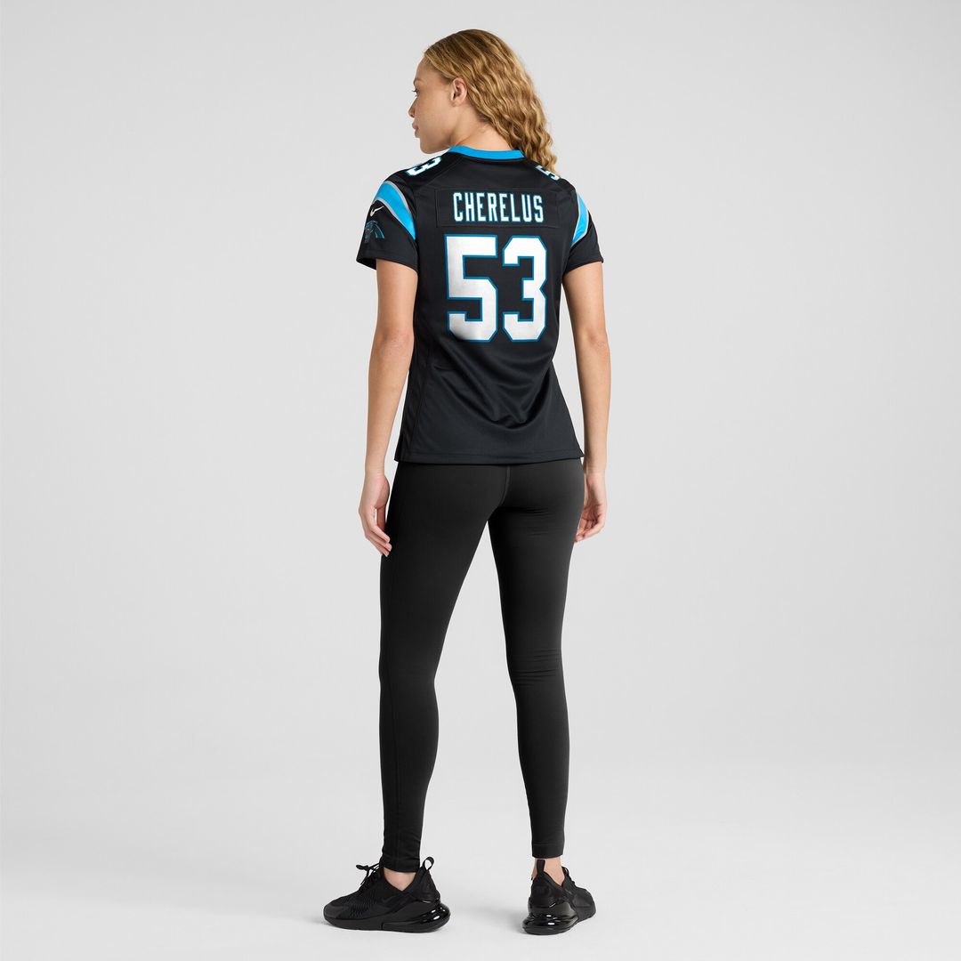 Claudin Cherelus Carolina Panthers Nike Women's Team Game Jersey -  Black