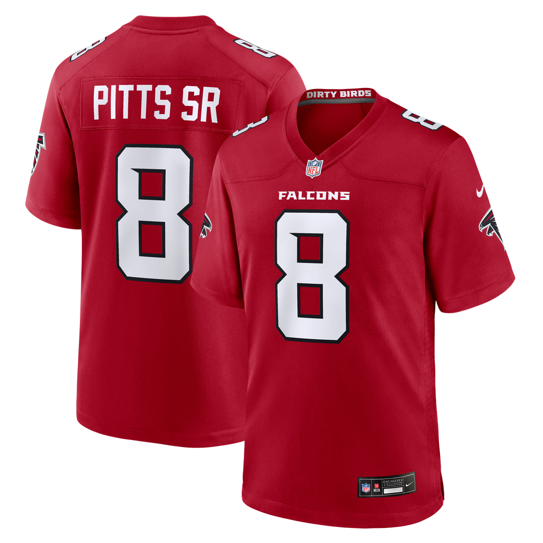 Kyle Pitts Sr. Atlanta Falcons Nike Game Jersey - Red