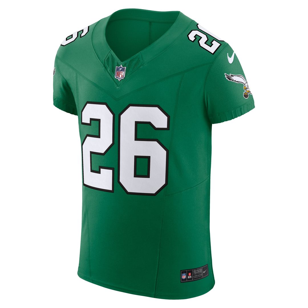 Saquon Barkley Philadelphia Eagles Nike Alternate  Vapor F.U.S.E. Elite Jersey - Black