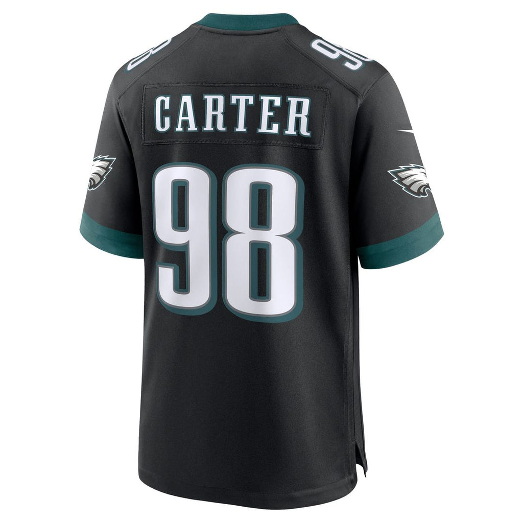 Jalen Carter Philadelphia Eagles Nike Alternate Game Player Jersey - Black