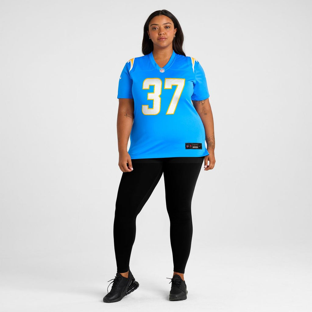 Jordan Oladokun Los Angeles Chargers Nike Women's Team Game Jersey -  Powder Blue
