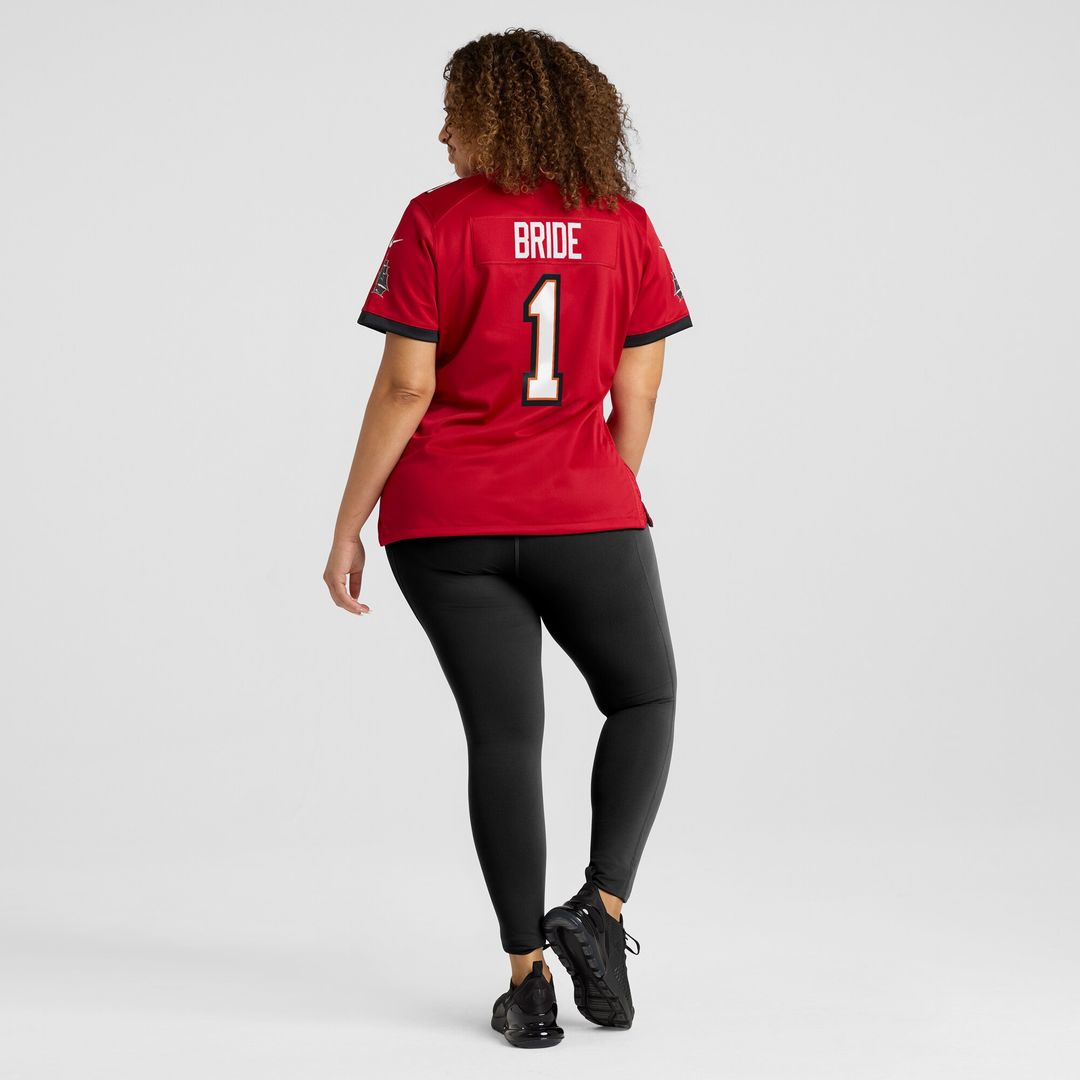 Number 1 Bride Tampa Bay Buccaneers Nike Women's Game Jersey - Red