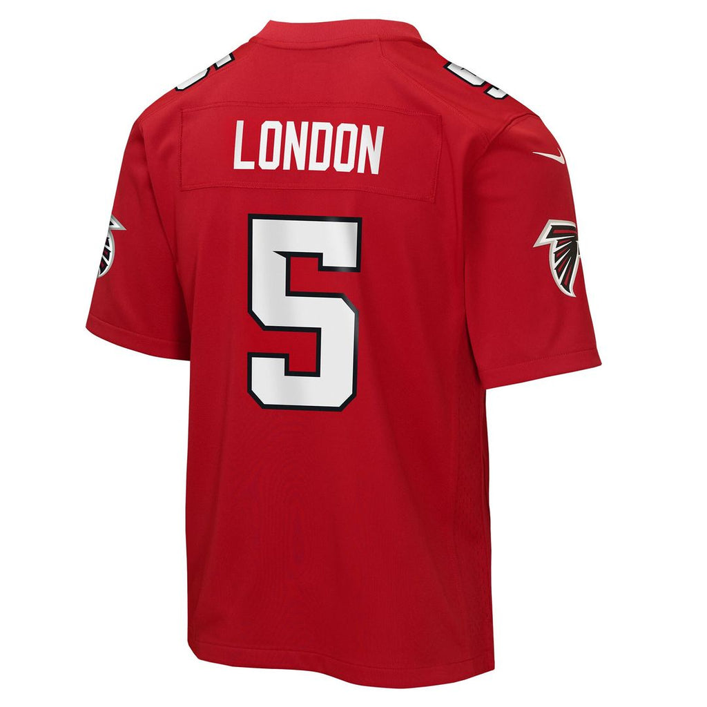 Drake London Atlanta Falcons Nike Youth Game Jersey - Red