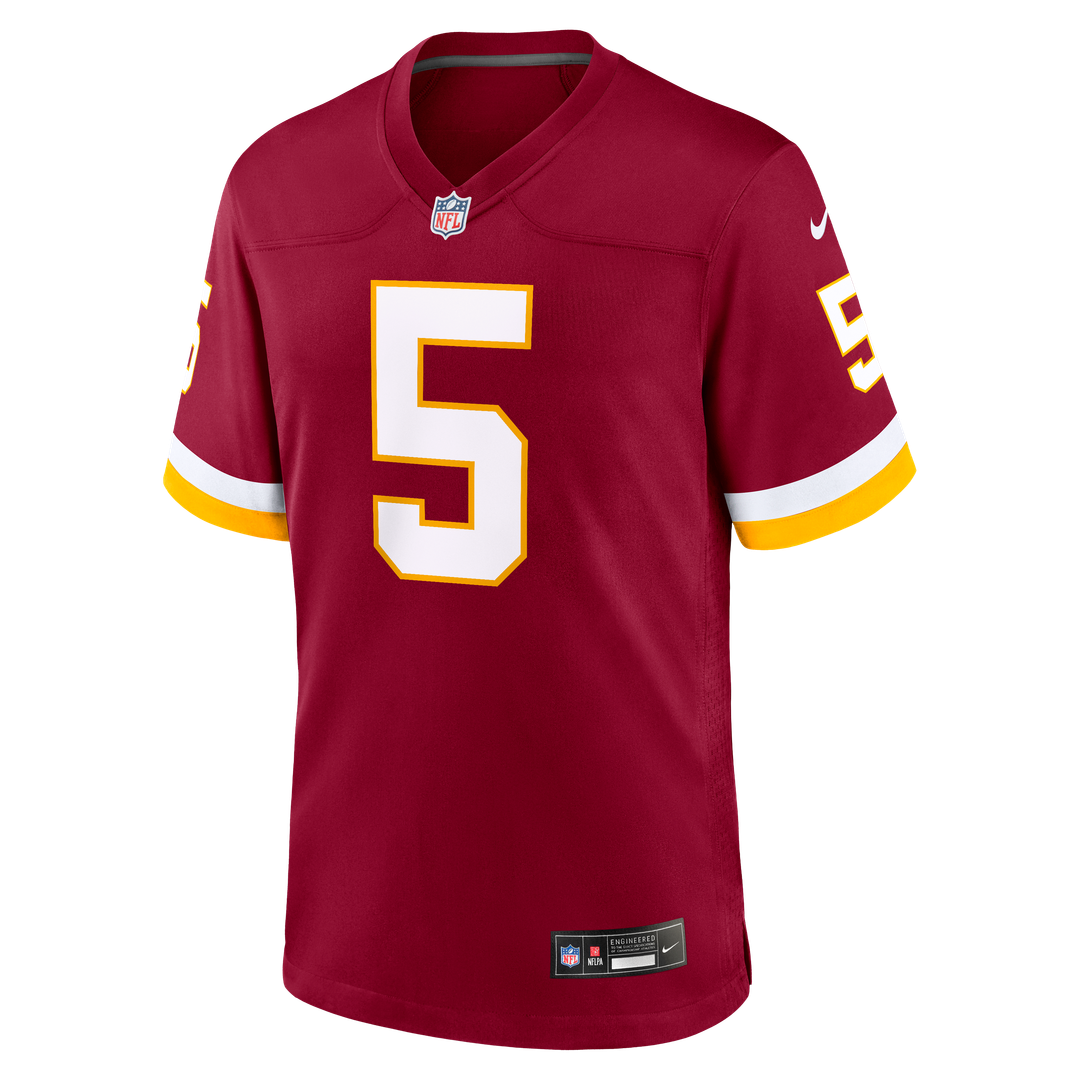 Hail Raiser Jayden Daniels Washington Commanders Nike Alternate Game Jersey - Black