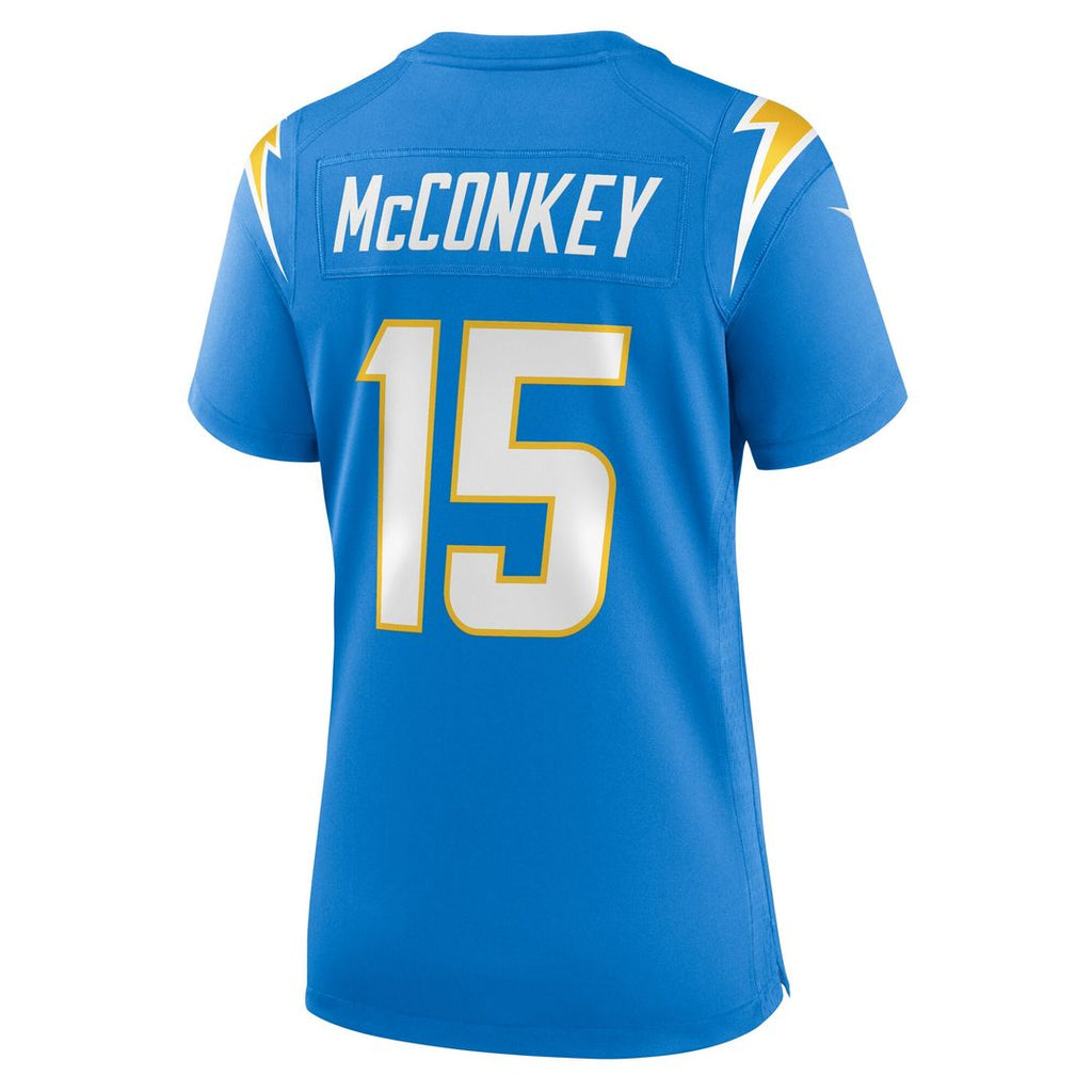 Ladd McConkey Los Angeles Chargers Nike Women's Alternate Super Chargers Game Jersey - Navy