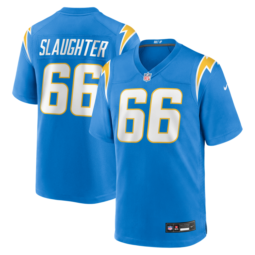 Jake Slaughter Los Angeles Chargers Nike Team Game Jersey - Powder Blue