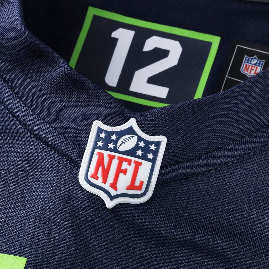 12s Seattle Seahawks Nike Game Jersey - White