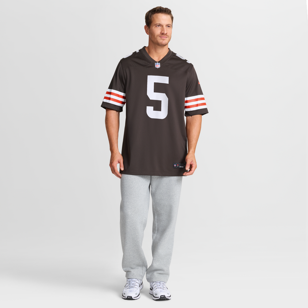 Rayshawn Jenkins Cleveland Browns Nike Team Game Jersey -  Brown