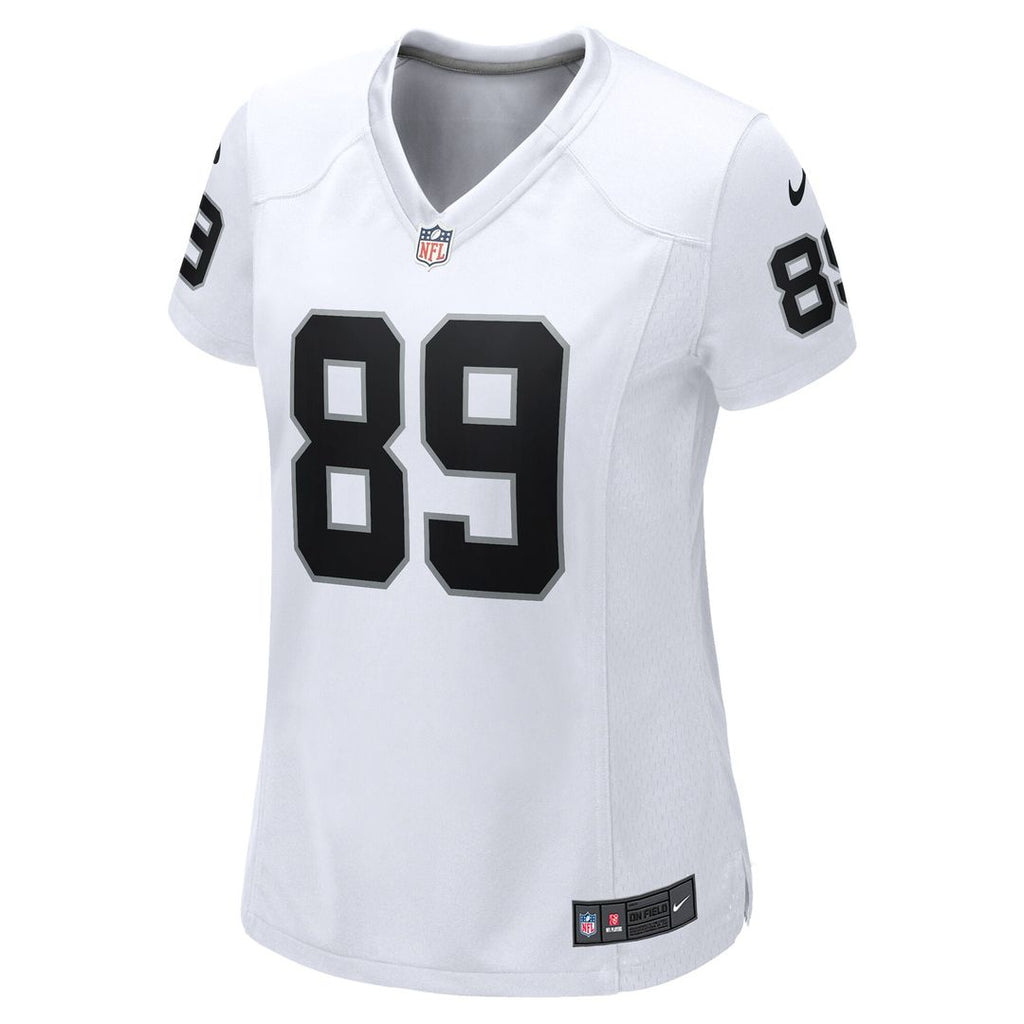 Brock Bowers Las Vegas Raiders Nike Women's Game Jersey -  White