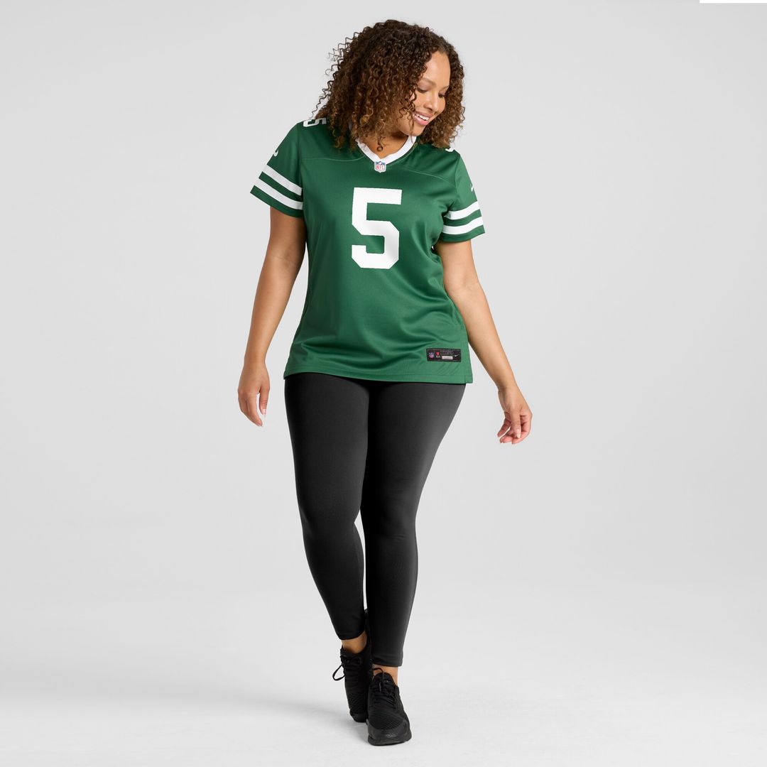 Garrett Wilson New York Jets Nike Women's Alternate Game Jersey - Legacy Black