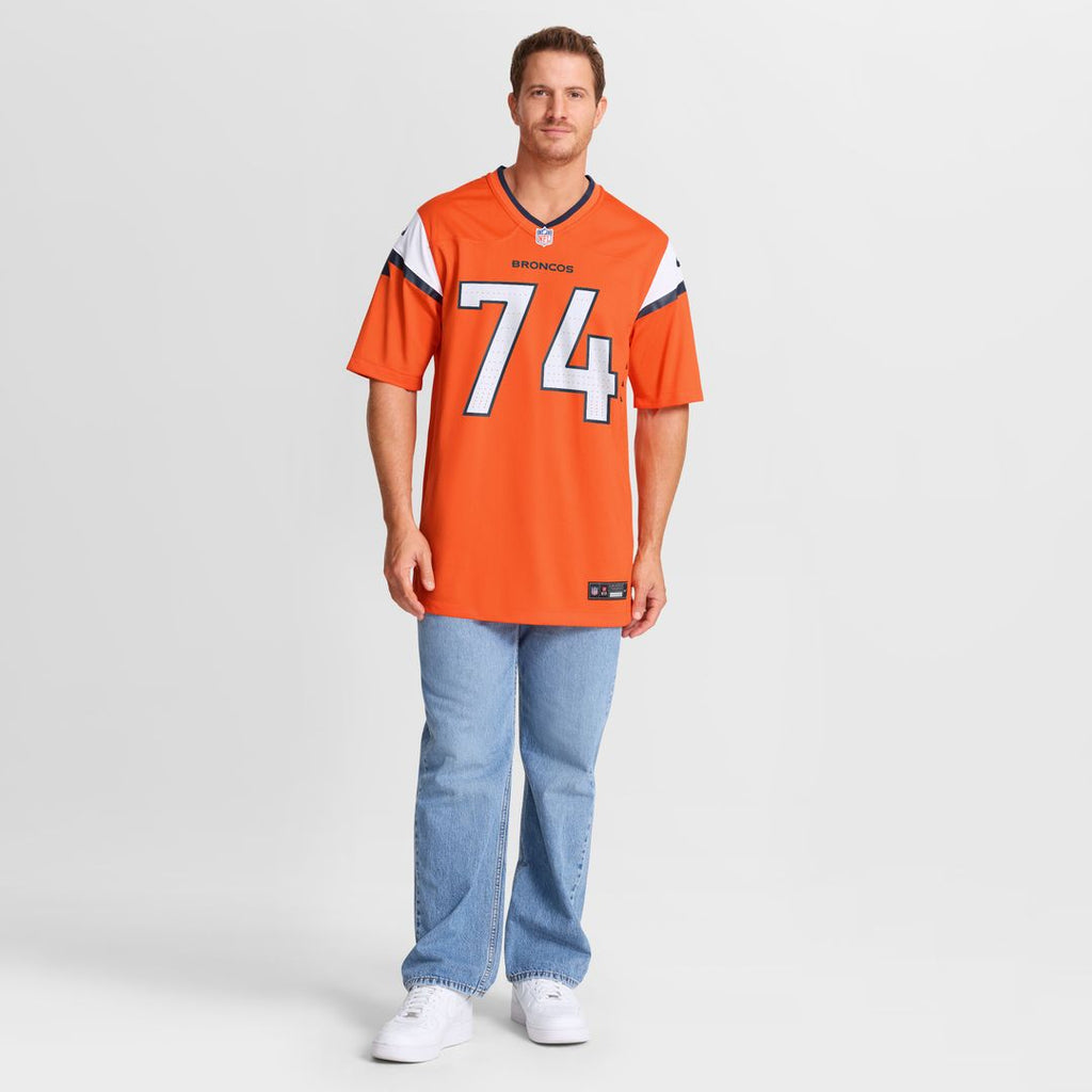 Ben Powers Denver Broncos Nike Team Game Jersey -  Orange