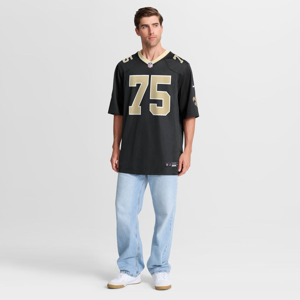 Taliese Fuaga New Orleans Saints Nike  Game Jersey -  Black