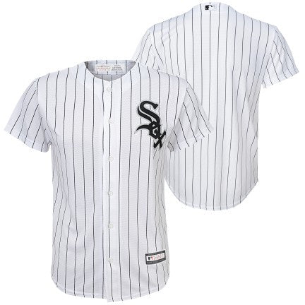 Youth MLB Branded Chicago White Sox Blank White Home Cool Base Jersey Official Team Jersey Sports Fan Apparel Official NFL Team Jersey Football Fan