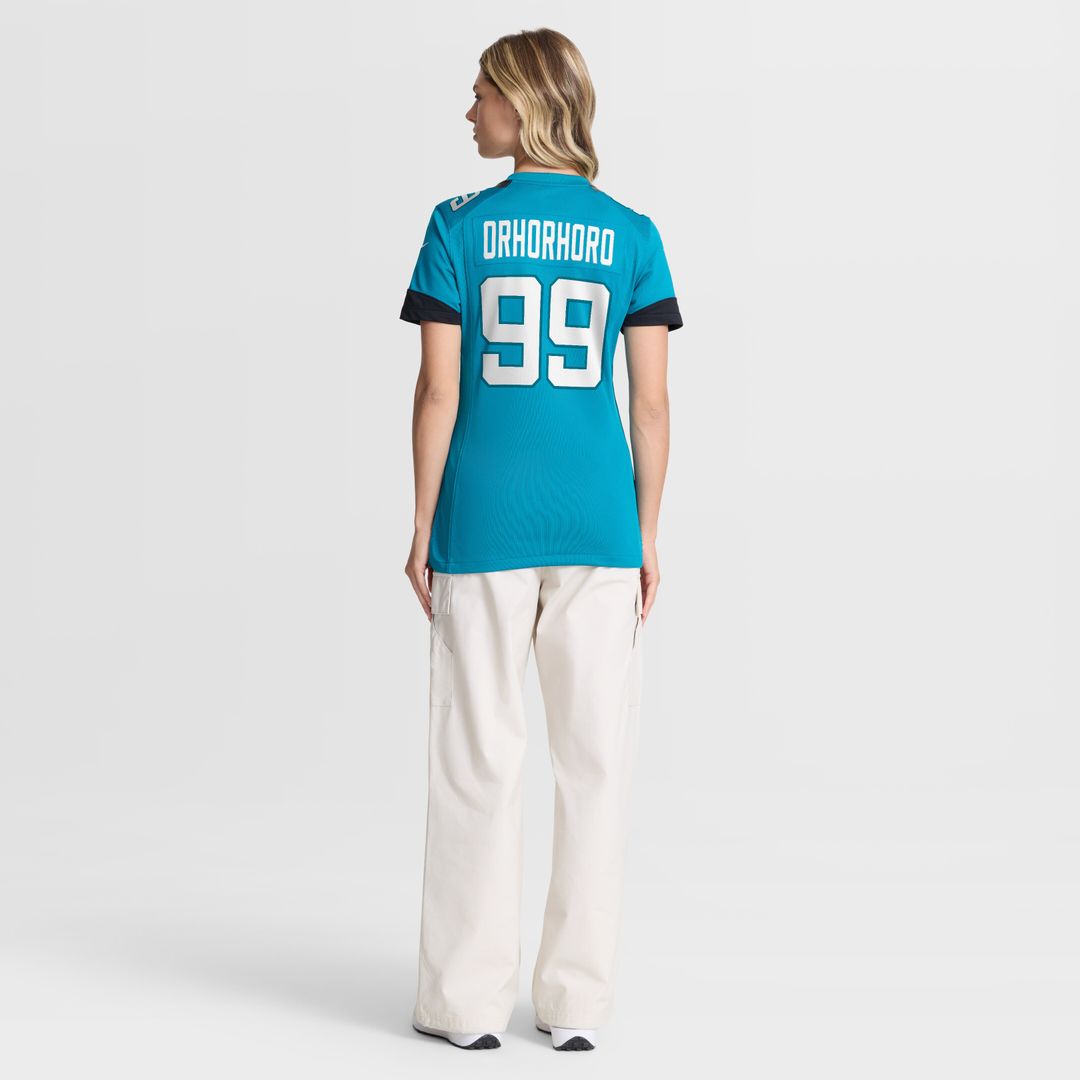Ruke Orhorhoro Jacksonville Jaguars Nike Women's Team Game Jersey -  Teal