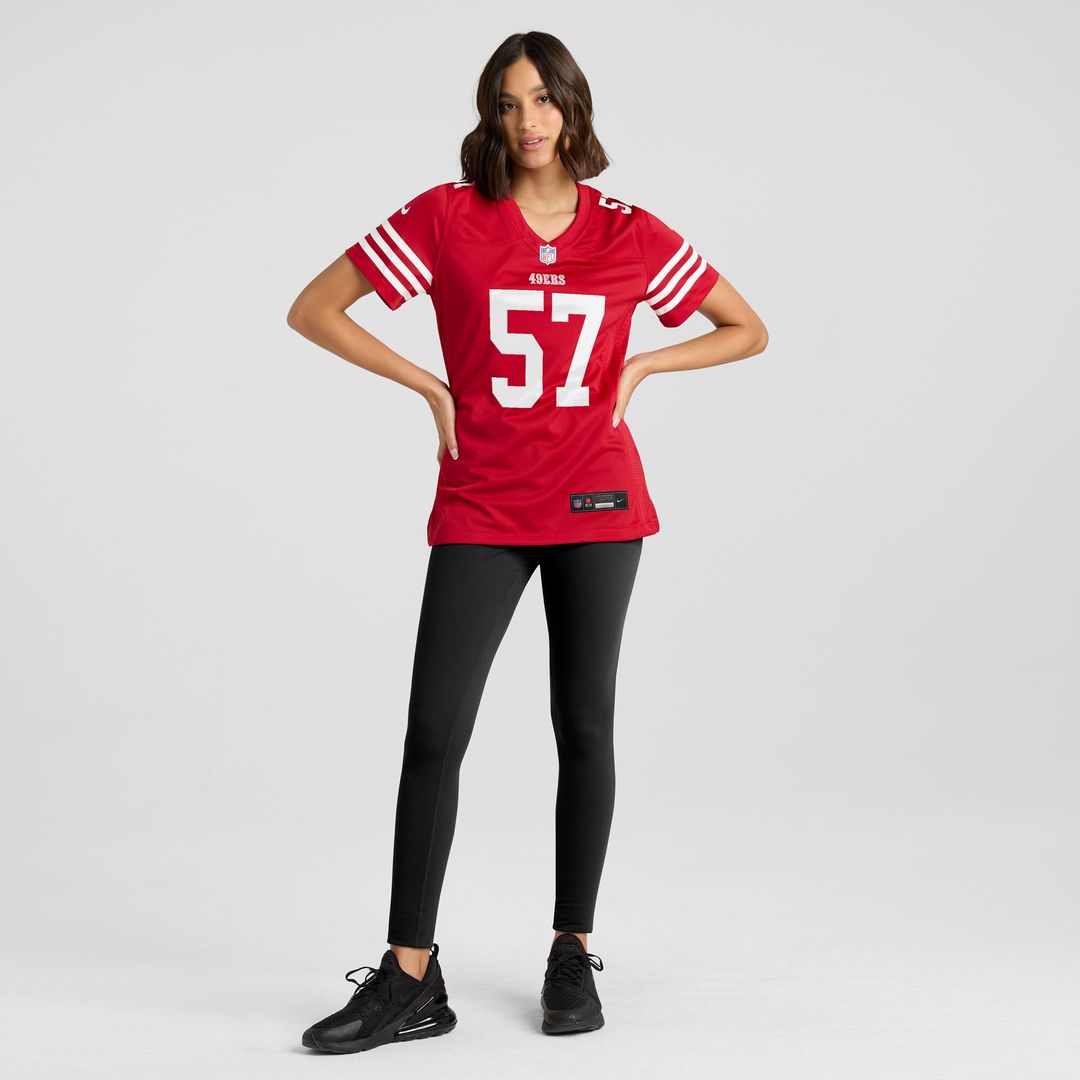 Luke Gifford San Francisco 49ers Nike Women's Team Game Jersey -  Scarlet