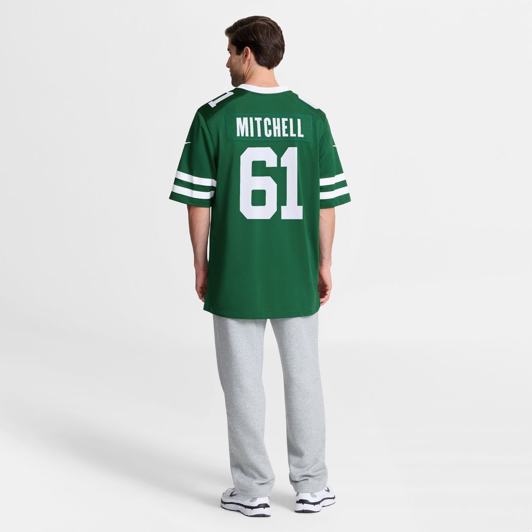 Max Mitchell New York Jets Nike Team Game Jersey - Legacy Green