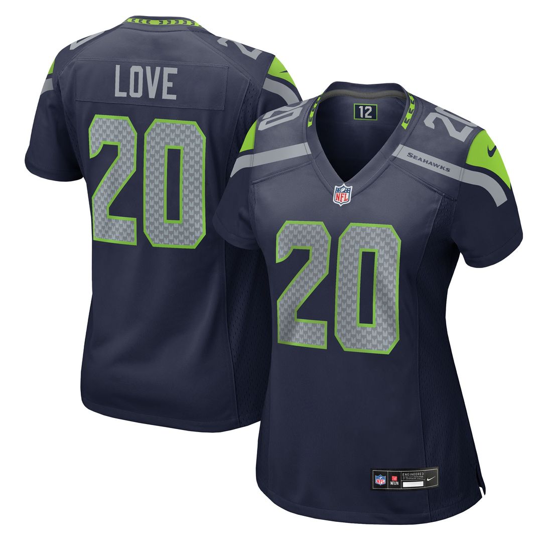 Julian Love Seattle Seahawks Nike Women's Throwback Player Game Jersey - Royal
