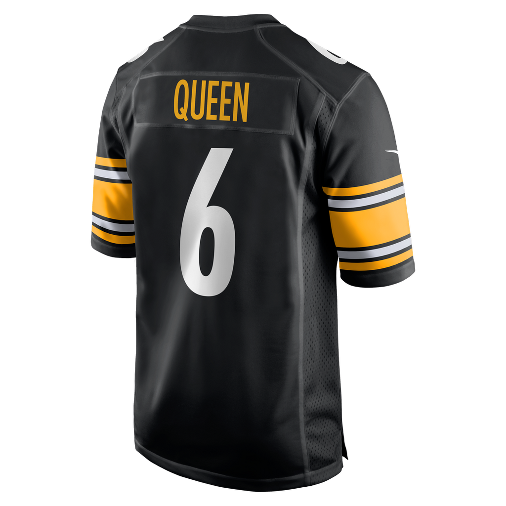 Patrick Queen Pittsburgh Steelers Nike Game Player Jersey - Black
