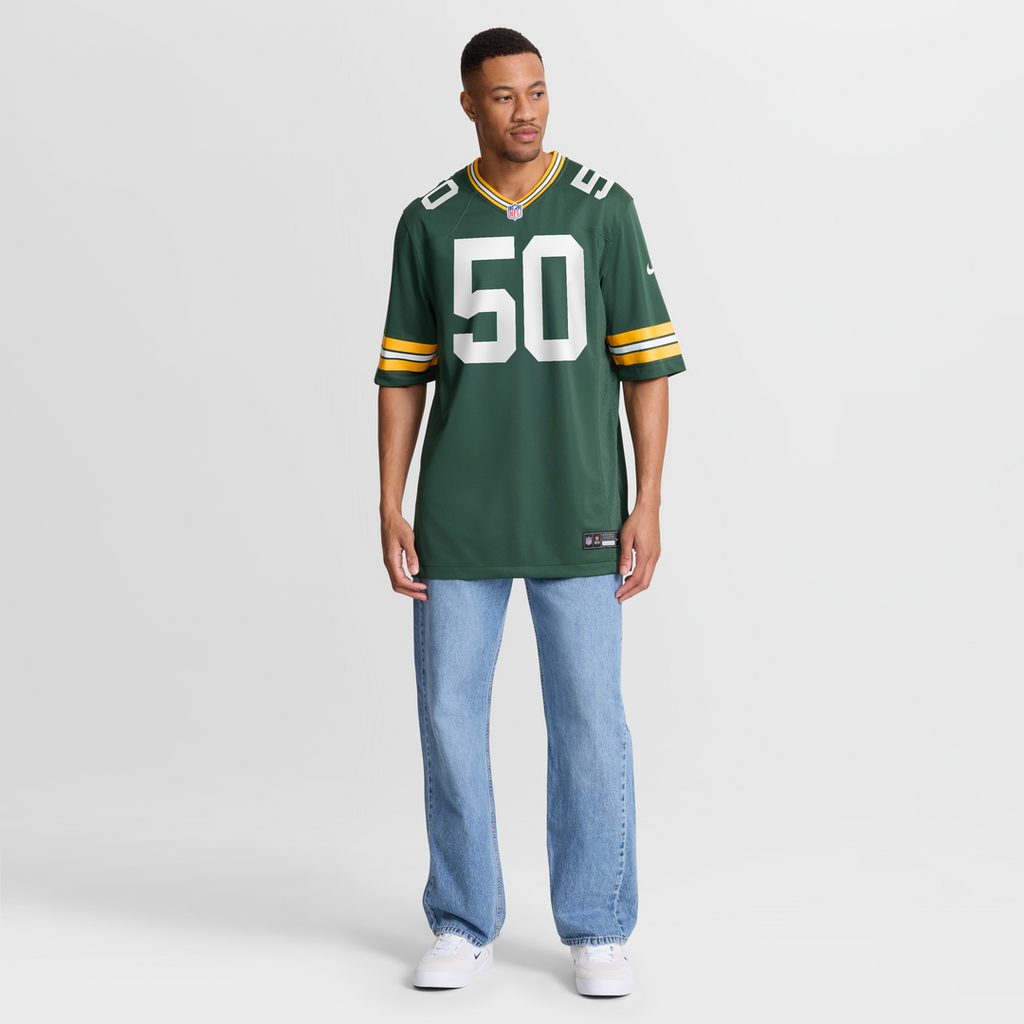Zach Tom Green Bay Packers Nike Game Player Jersey - Green