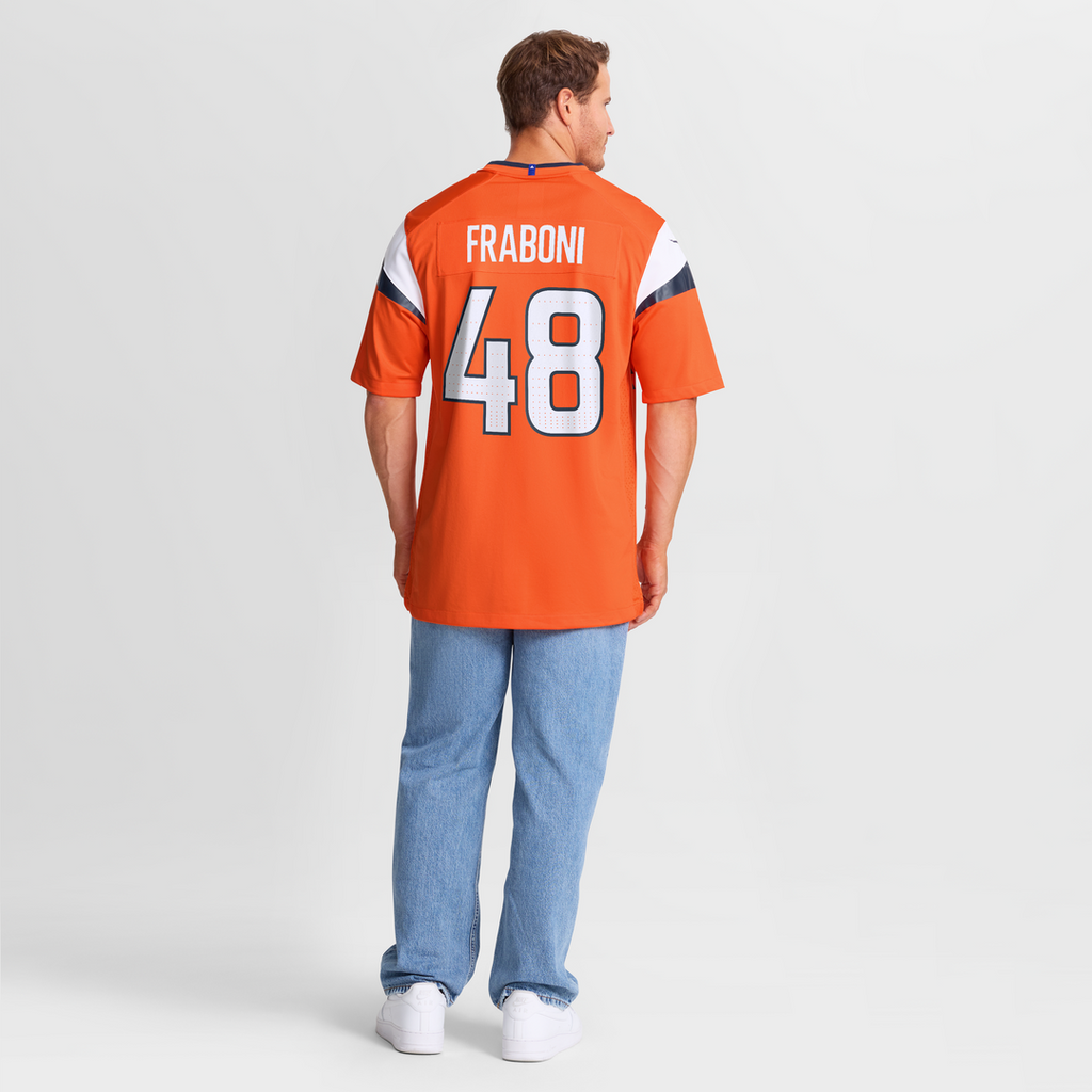 Mitchell Fraboni Denver Broncos Nike Team Game Jersey -  Orange