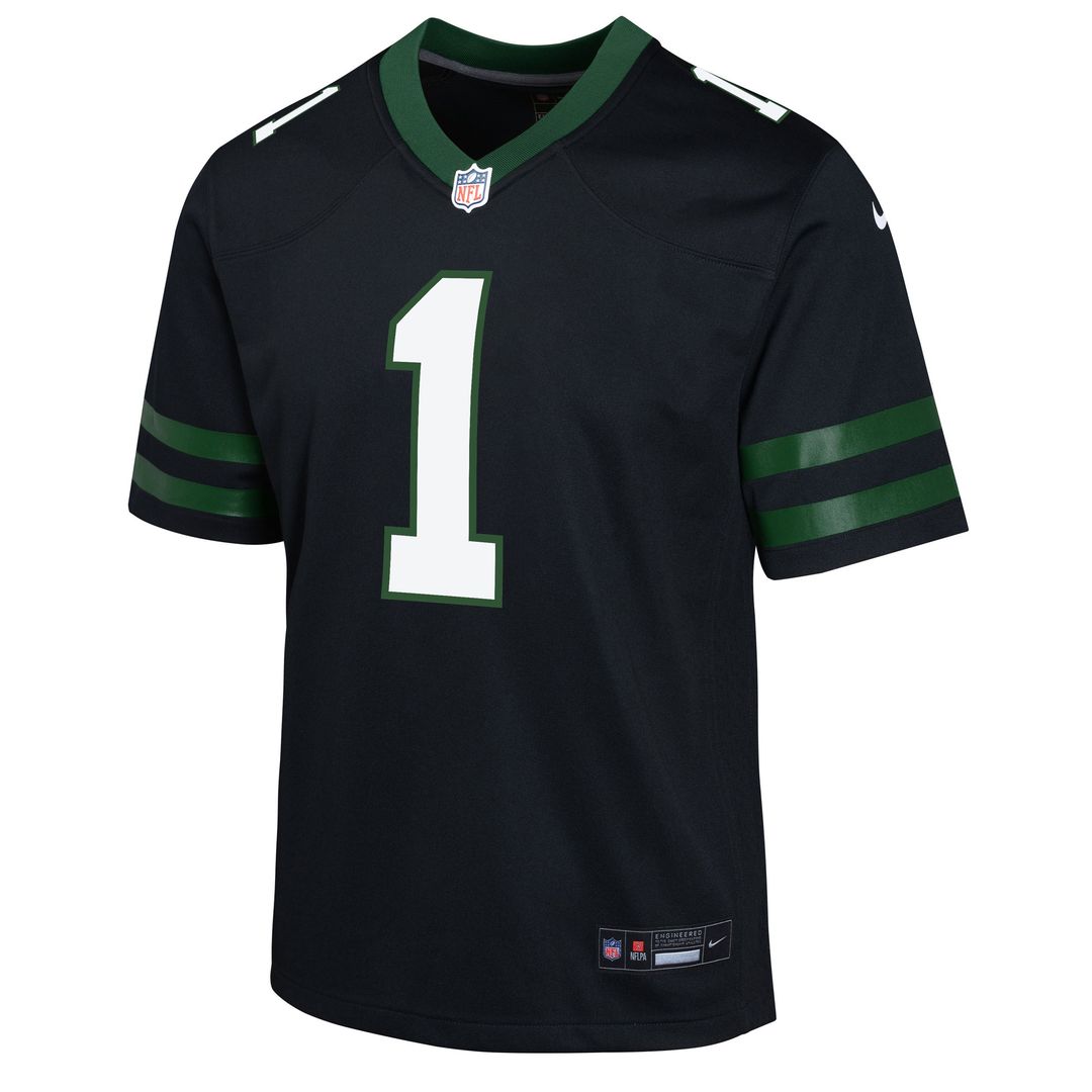 Ahmad Sauce Gardner New York Jets Nike Youth Game Jersey - Black