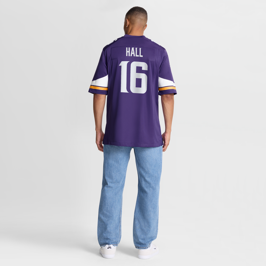 Jaren Hall Minnesota Vikings Nike  Game Jersey -  Purple