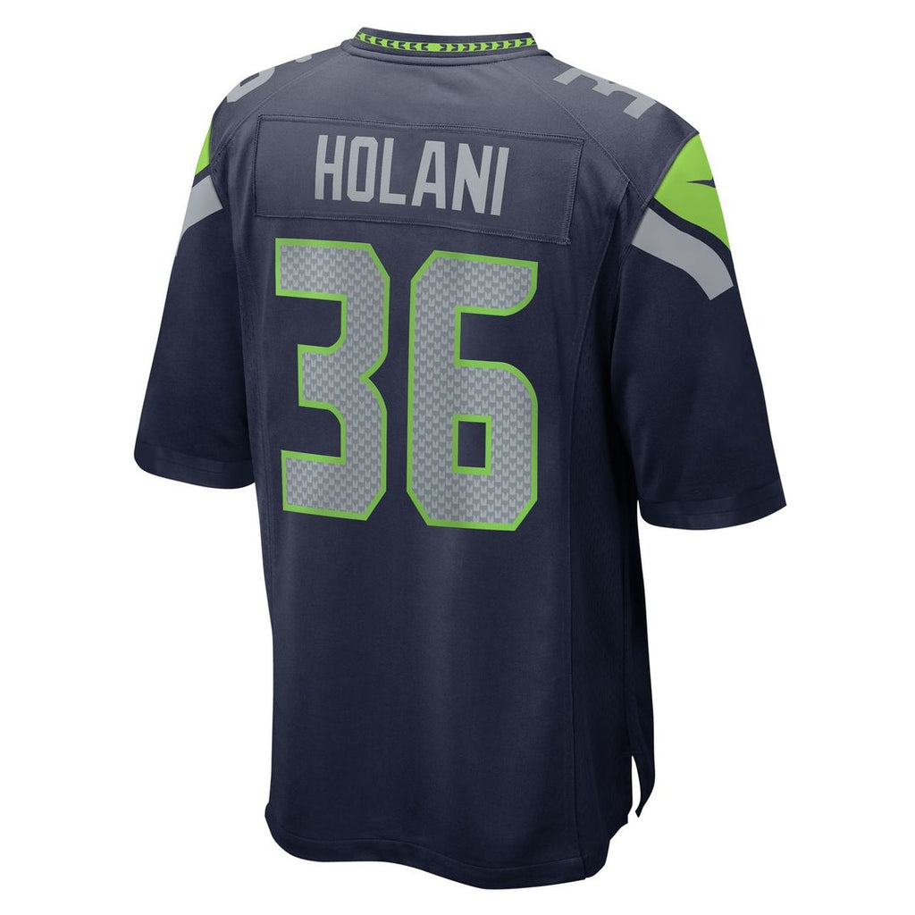 George Holani Seattle Seahawks Nike Team Game Jersey -  College Navy