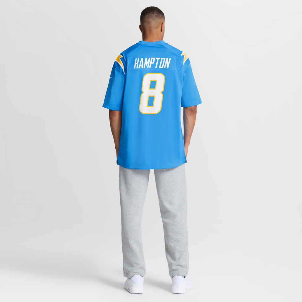 Omarion Hampton Los Angeles Chargers Nike Game Player Jersey - Powder Blue