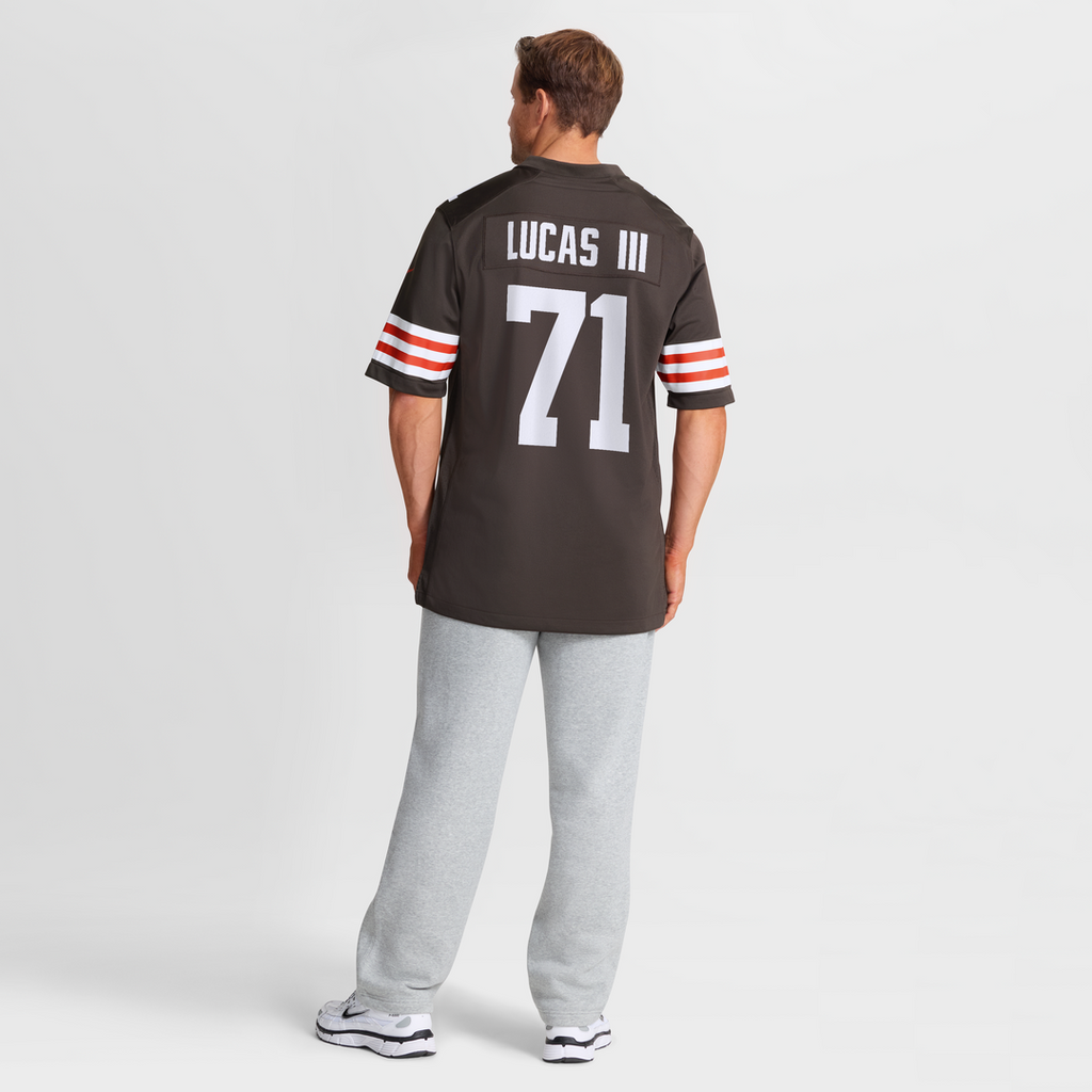 Cornelius Lucas Cleveland Browns Nike Team Game Jersey -  Brown