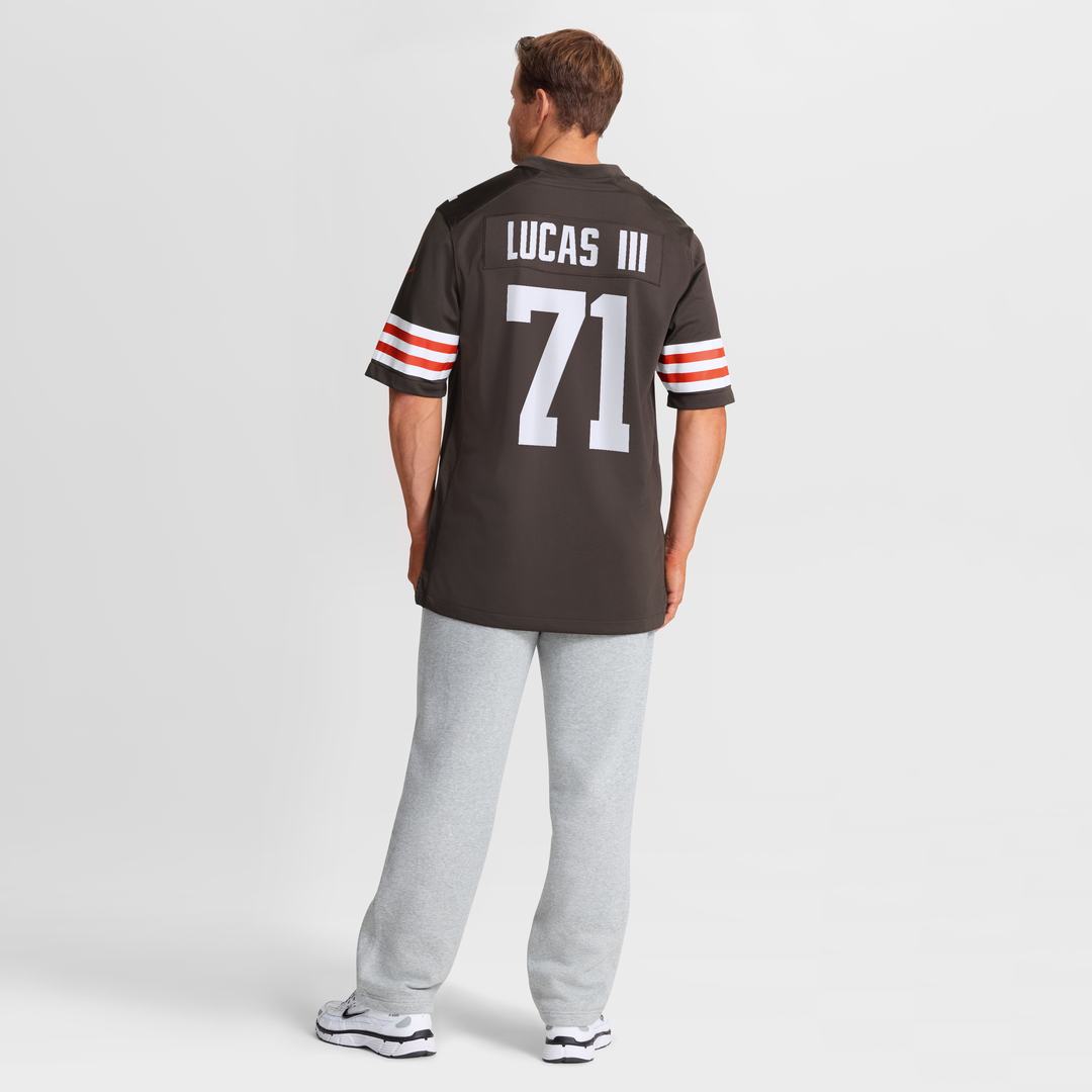 Cornelius Lucas Cleveland Browns Nike Team Game Jersey -  Brown