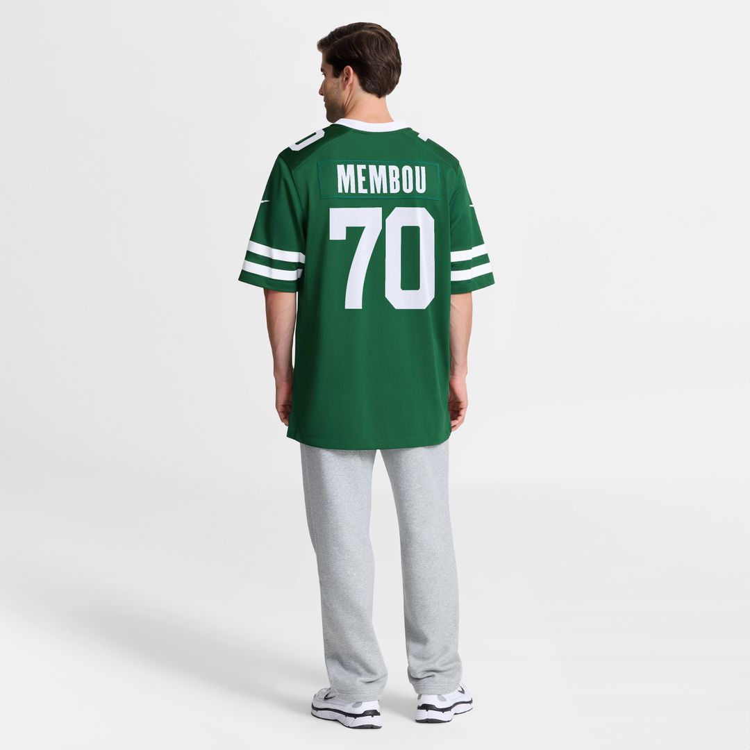 Armand Membou New York Jets Nike Team Game Jersey - Green