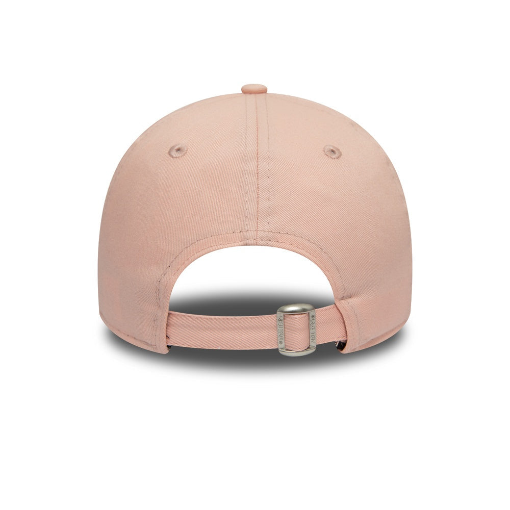 New York Yankees MLB League Essential 9FORTY Women Strapback Light Pink White Official Team Hat Sports Fan Cap Official NFL Team Hat Football Fan Cap
