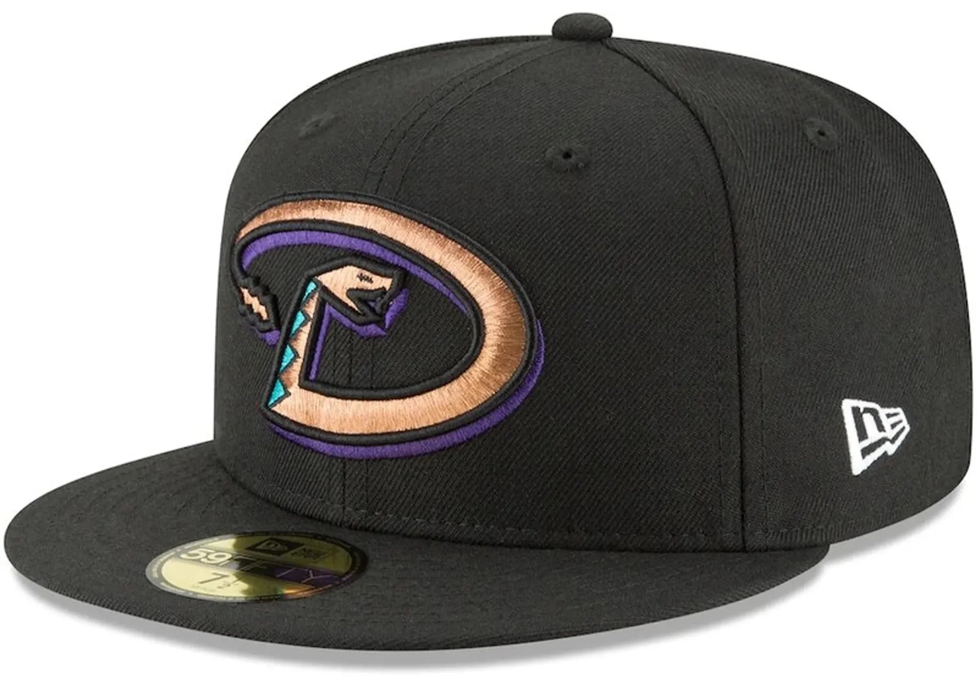Men s Arizona Diamondbacks New Era Black Wool 1999 59FIFTY Fitted Hat Official Team Hat Sports Fan Cap Official NFL Team Hat Football Fan Cap