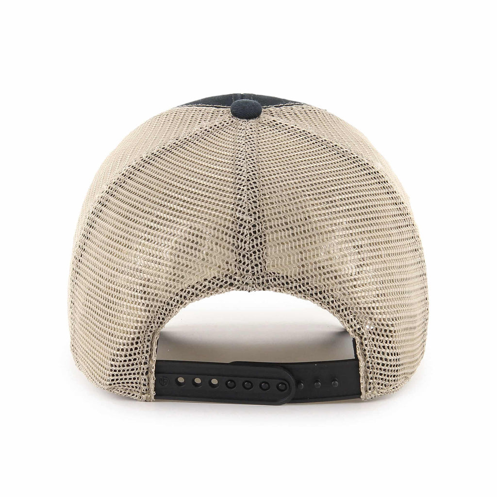 Men s Chicago White Sox Black Trawler Adjustable Hat By 47 Brand Official Team Hat Sports Fan Cap Official NFL Team Hat Football Fan Cap