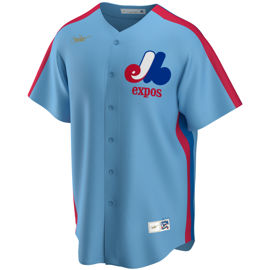 Men s Montreal Expos Vladimir Guerrero Nike Light Blue Road Cooperstown Collection Team Jersey Official Team Jersey Sports Fan Apparel Official NFL