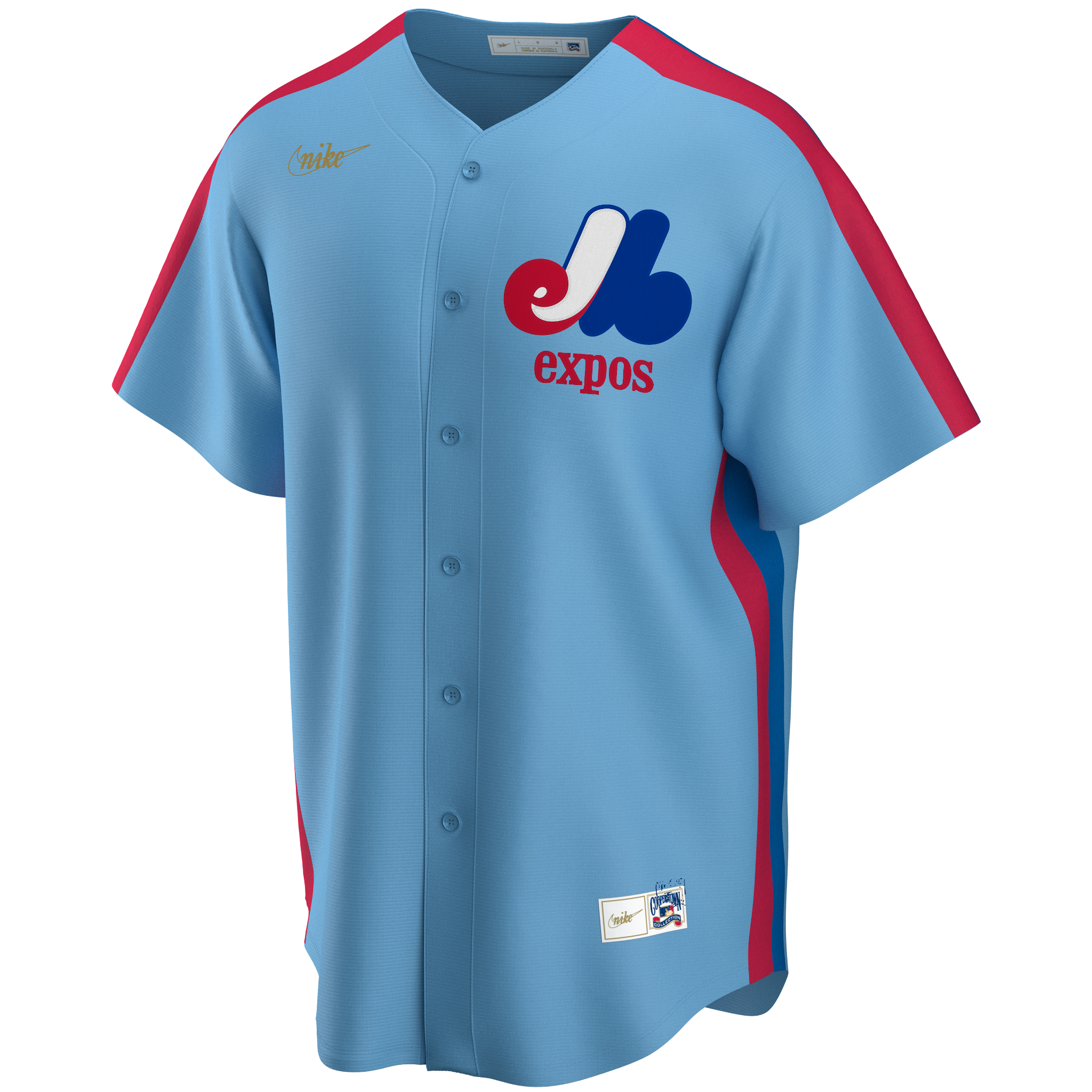 Men s Montreal Expos Vladimir Guerrero Nike Light Blue Road Cooperstown Collection Team Jersey Official Team Jersey Sports Fan Apparel Official NFL
