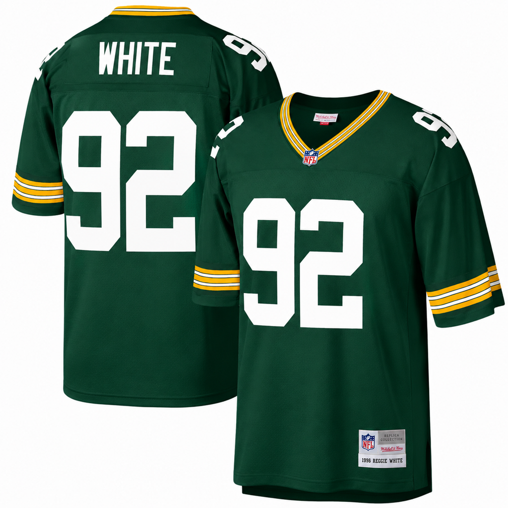 Reggie White Green Bay Packers 1996 Green Legacy Replica Jersey By Mitchell & Ness